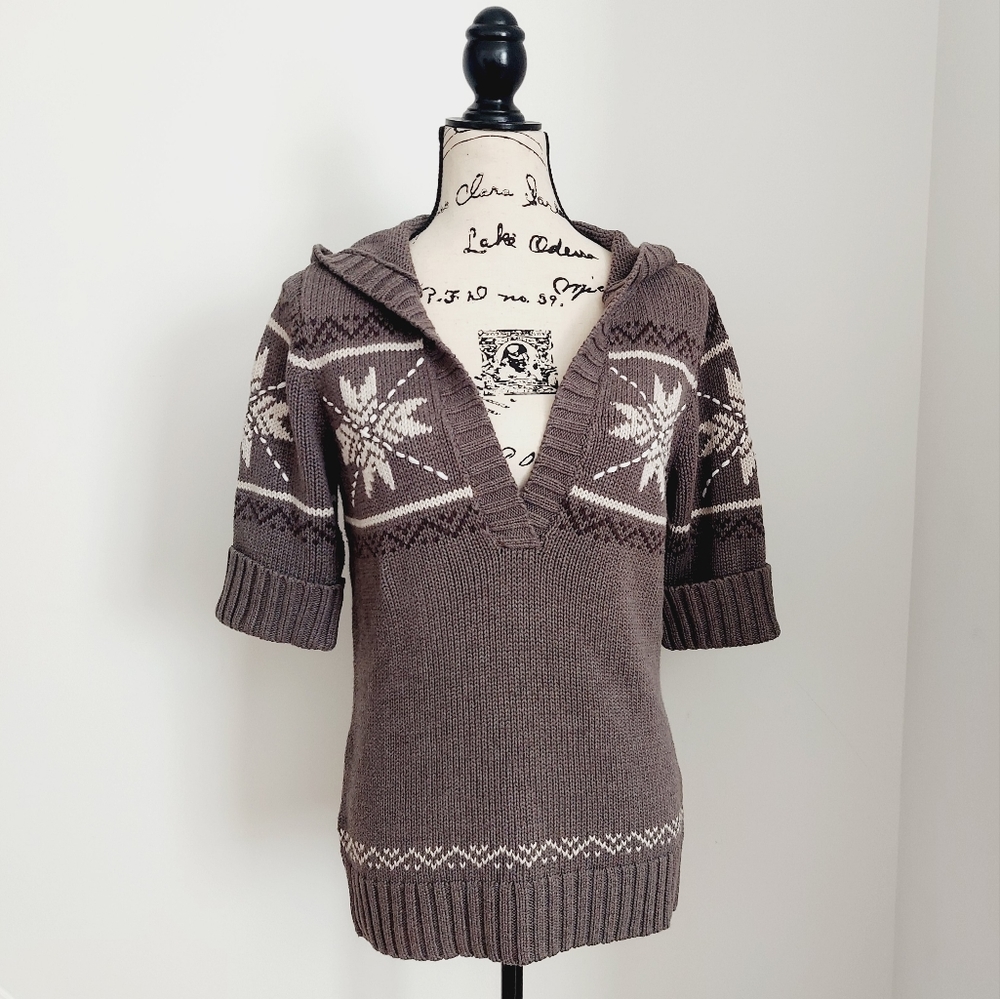 Esprit Snowflake Short Sleeve Sweater